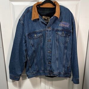 Vintage Canada Sportswear “Pro-Elite style Denim Jacket with Tan Collar